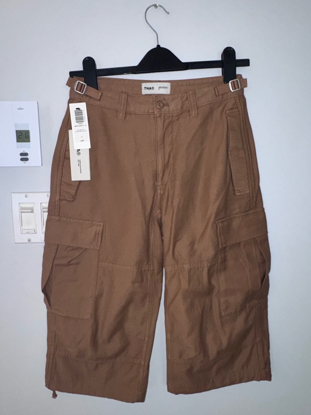 TNA Brown Cargo 3/4 Pants